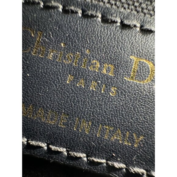 Christian Dior Womens Canvas Oblique Saddle Bag With Gold Hardware & Adjustable - Picture 3 of 16
